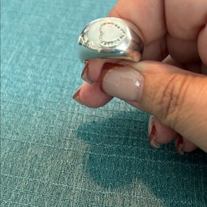 Chic Silver Heart Ring